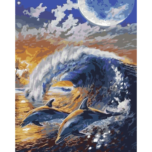 

Картина по номерам По волне, 40x50 см, ArtStory