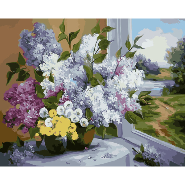 

Картина по номерам Букет сирени, 40x50 см., Art Story