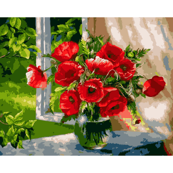 

Картина по номерам Розкішні маки, 40x50 см., ArtStory