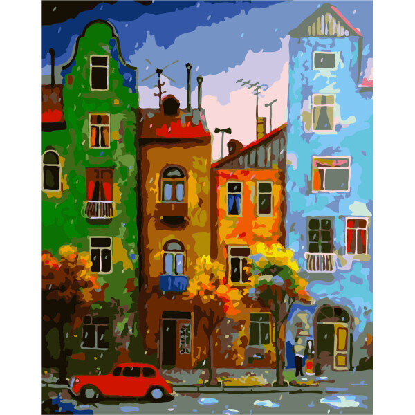 

Картина по номерам Кольорова вулиця, 40x50 см., ArtStory