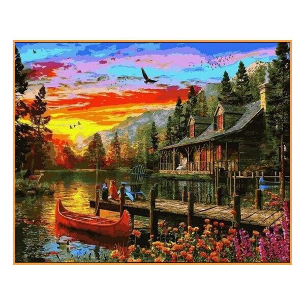 

Картина по номерам Сказочное место, 40x50 см., Babylon Premium