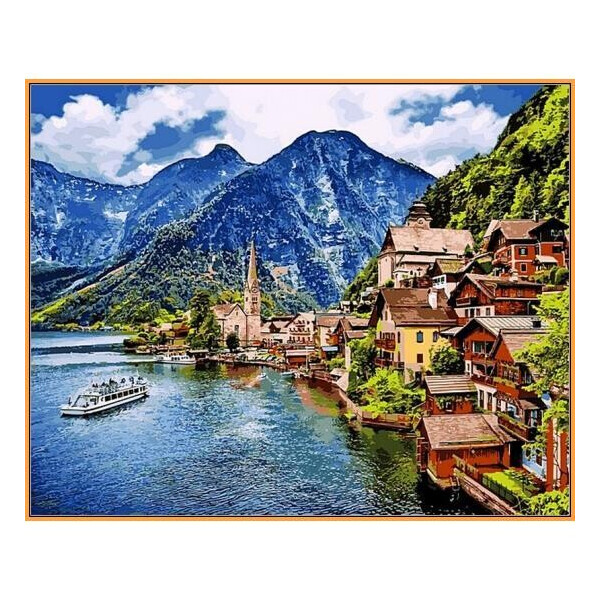 

Картина по номерам Летняя Австрия, 40x50 см., Babylon Premium