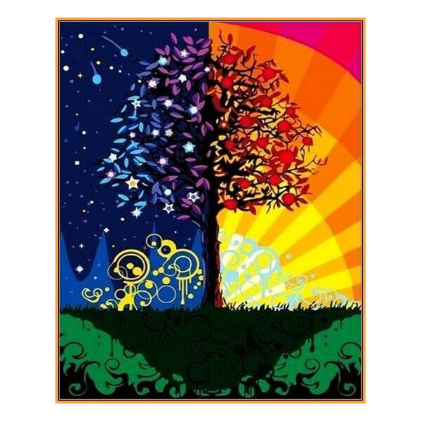 

Картина по номерам Дерево счастья, 40x50 см., Babylon Premium