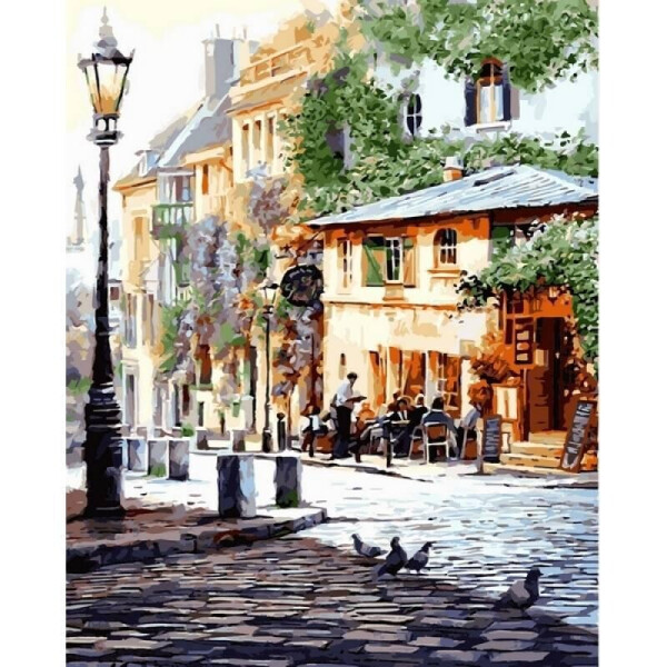 

Картина по номерам Италия Летнее кафе. Худ. Ричард Макнейл, 40x50 см., Babylon Premium