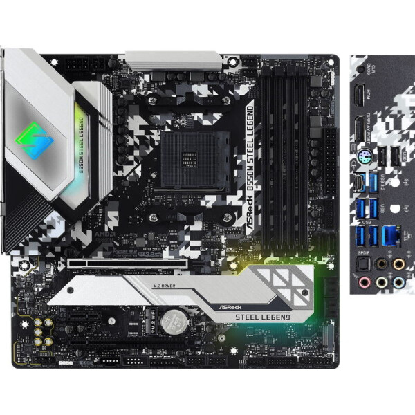 

Материнская плата ASRock B550M Steel Legend Socket AM4