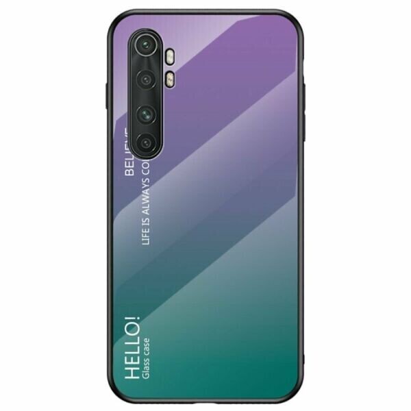 

Защитный чехол Deexe Gradient Color для Xiaomi Mi Note 10 Lite - Purple / Green