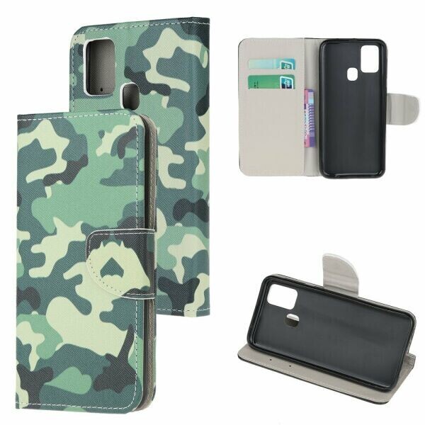 

Чехол-книжка Deexe Color Wallet для Samsung Galaxy A21s (A217) - Camouflage Pattern
