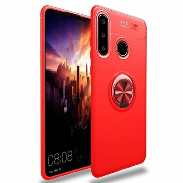 

Защитный чехол UniCase Magnetic Ring для Huawei Y6p - Red