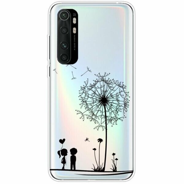 

Силиконовый (TPU) чехол Deexe Pretty Glossy для Xiaomi Mi Note 10 Lite - Dandelion
