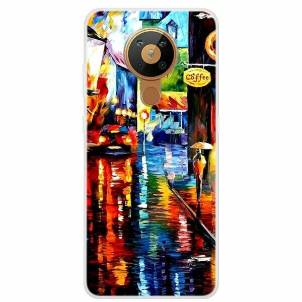 

Силиконовый (TPU) чехол Deexe Life Style для Nokia 5.3 - Town
