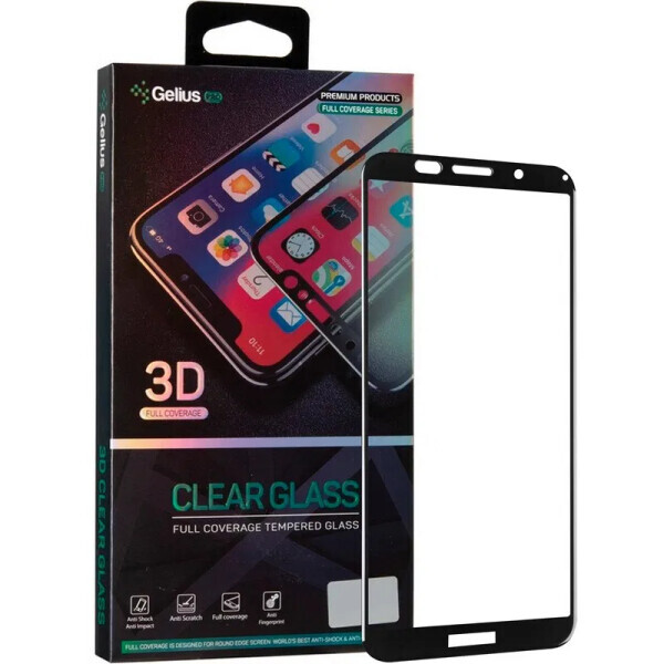 

Защитное стекло Gelius Pro 3D Full Glue для Huawei Y5p + ГЕЛЬ - Black