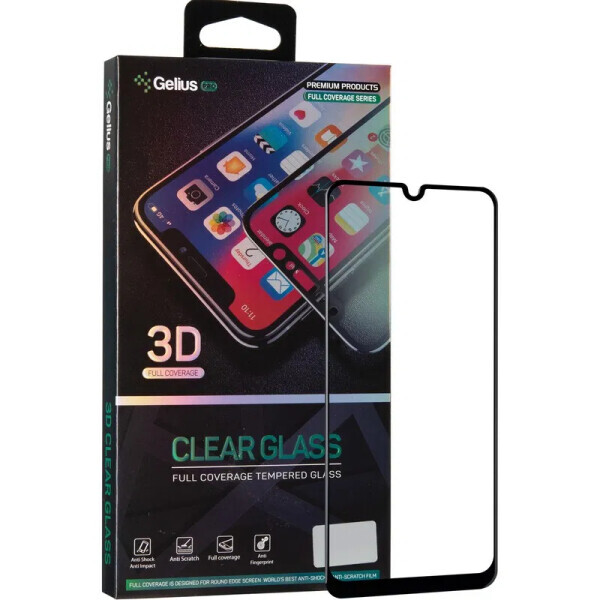 

Защитное стекло Gelius Pro 3D Full Glue для Samsung Galaxy M30s (M307) + ГЕЛЬ - Black