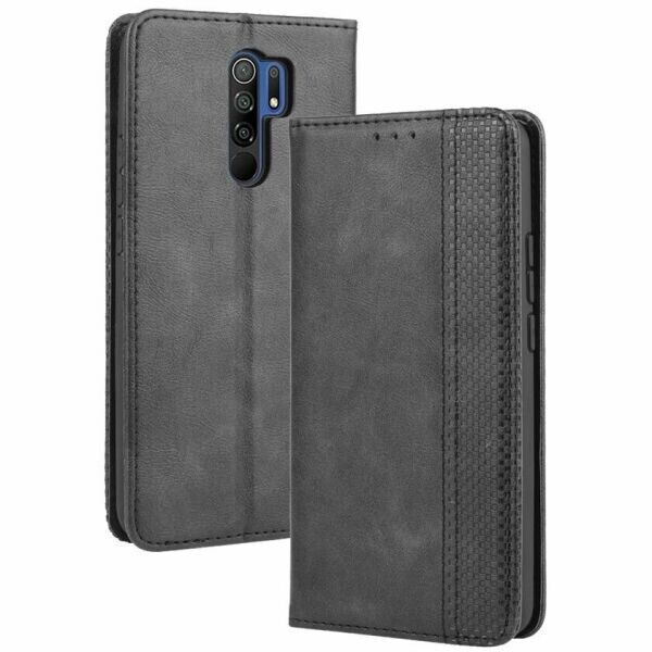 

Чехол Deexe Retro Style для Xiaomi Redmi 9 - Black