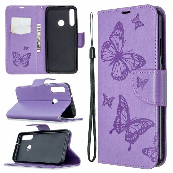 

Чехол UniCase Butterfly Pattern для Huawei Y6p - Purple