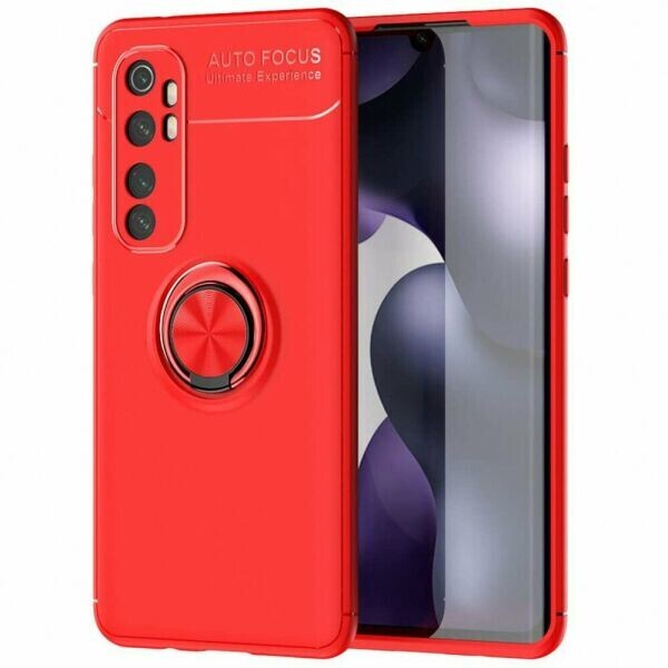 

Защитный чехол UniCase Magnetic Ring для Xiaomi Mi Note 10 Lite - Red