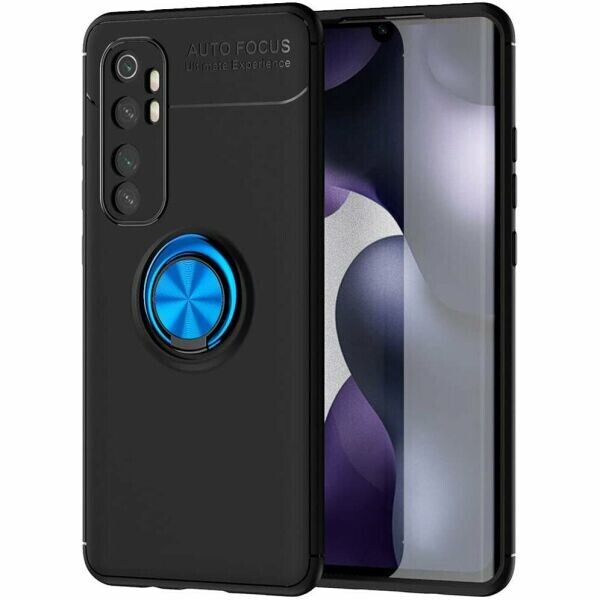 

Защитный чехол UniCase Magnetic Ring для Xiaomi Mi Note 10 Lite - Black / Blue