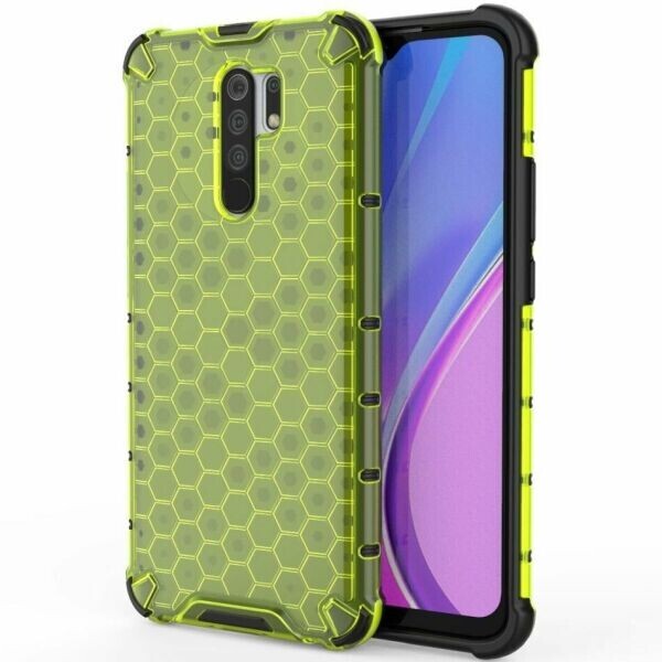 

Защитный чехол Deexe Honeycomb Series для Xiaomi Redmi 9 - Green