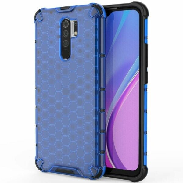 

Защитный чехол Deexe Honeycomb Series для Xiaomi Redmi 9 - Blue