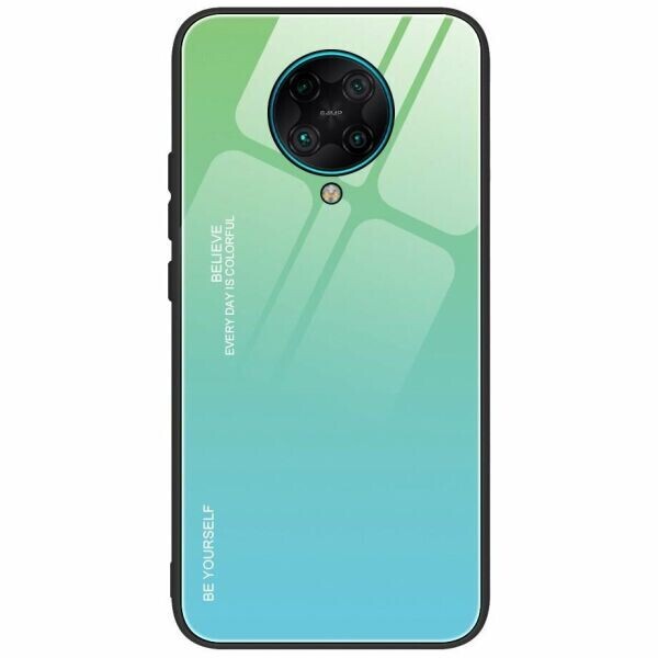 

Защитный чехол Deexe Gradient Color для Xiaomi Poco F2 Pro / Redmi K30 Pro - Cyan / Blue