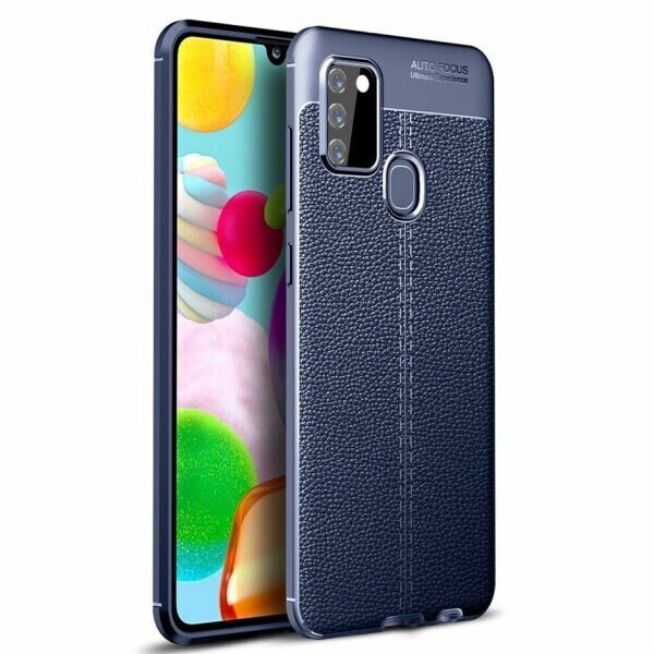 

Защитный чехол Deexe Leather Cover для Samsung Galaxy A21s (A217) - Blue