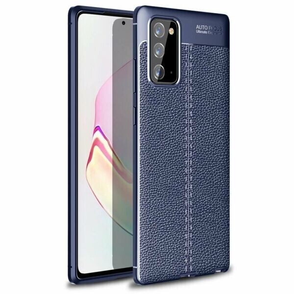 

Защитный чехол Deexe Leather Cover для Samsung Galaxy Note 20 (N980) - Dark Blue