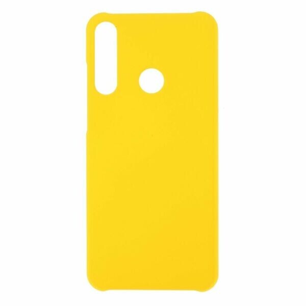 

Пластиковый чехол Deexe Hard Shell для Huawei Y6p - Yellow