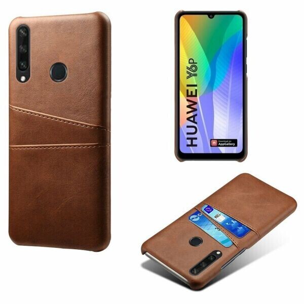 

Защитный чехол Deexe Pocket Case для Huawei Y6p - Brown
