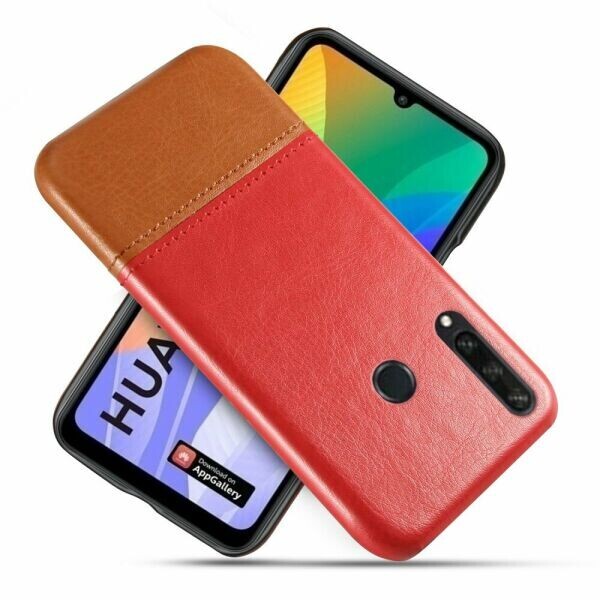 

Защитный чехол KSQ Dual Color для Huawei Y6p - Red / Orange