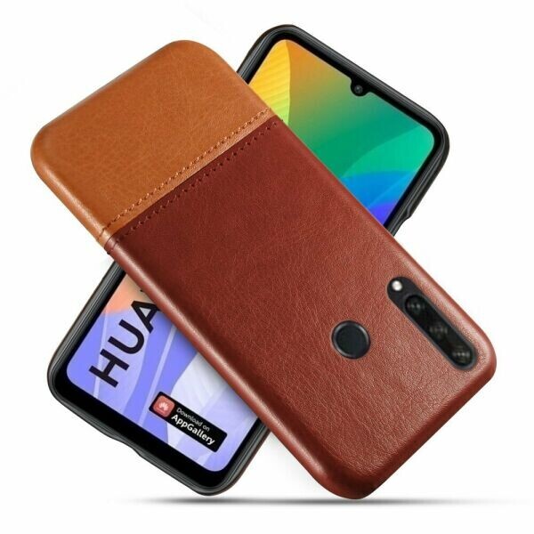 

Защитный чехол KSQ Dual Color для Huawei Y6p - Dark Brown / Light Brwon