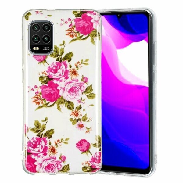

Силиконовый (TPU) чехол Deexe LumiCase для Xiaomi Mi 10 Lite - Vivid Flowers