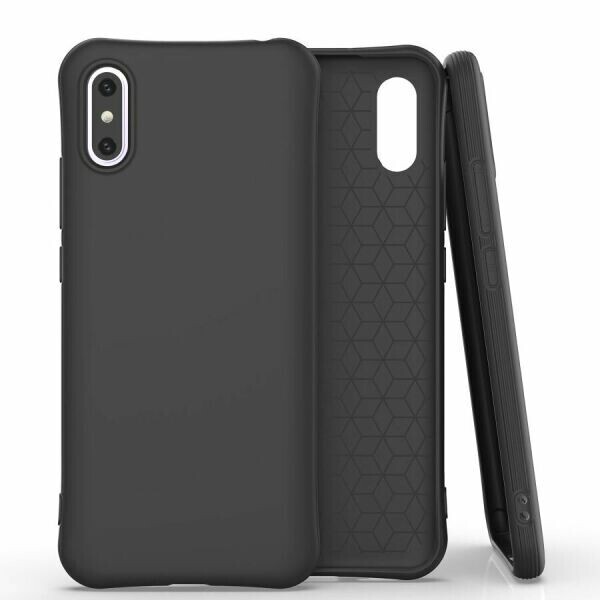 

Силиконовый (TPU) чехол Deexe Matte Case для Xiaomi Redmi 9A - Black