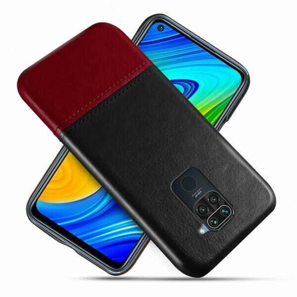 

Защитный чехол KSQ Dual Color для Xiaomi Redmi Note 9 / Redmi 10X - Black / Brown