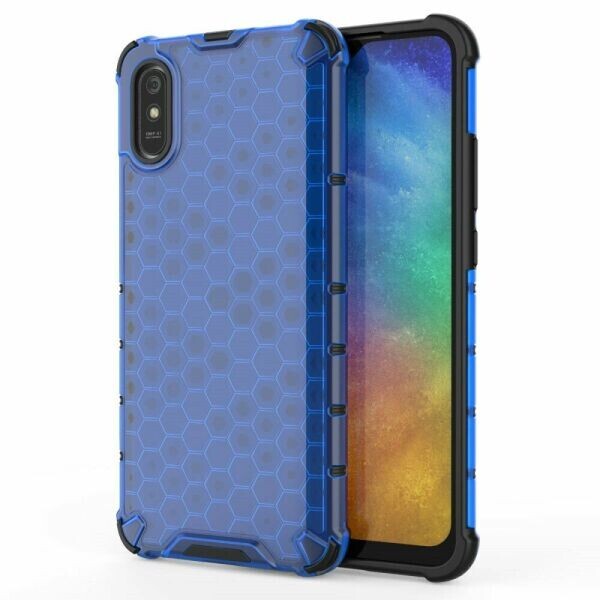

Защитный чехол Deexe Honeycomb Series для Xiaomi Redmi 9A - Blue