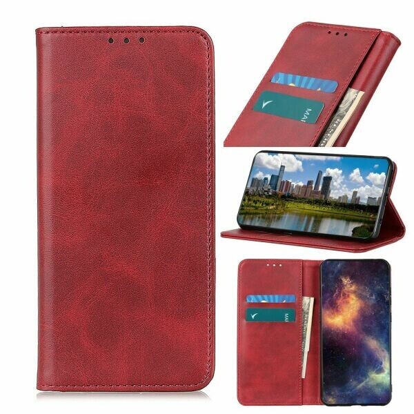 

Чехол Deexe Wallet Case для Xiaomi Redmi 9A - Red