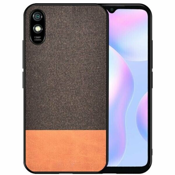 

Защитный чехол UniCase Texture Style для Xiaomi Redmi 9A - Coffee / Orange