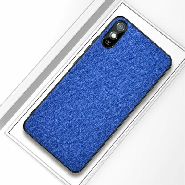 

Защитный чехол UniCase Cloth Texture для Xiaomi Redmi 9A - Dark Blue