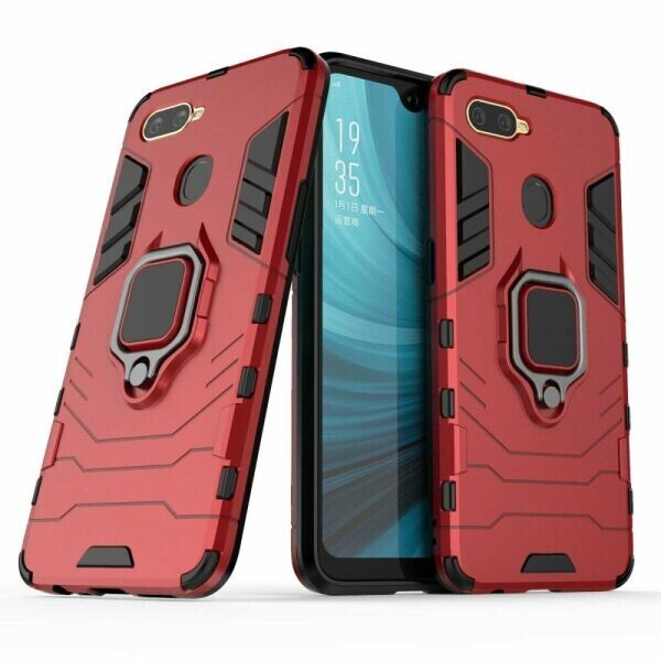

Защитный чехол Deexe Hybrid Case для OPPO A12 - Red
