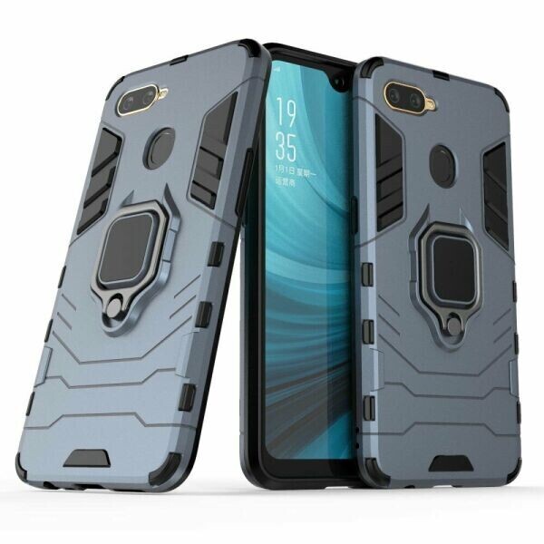

Защитный чехол Deexe Hybrid Case для OPPO A12 - Blue
