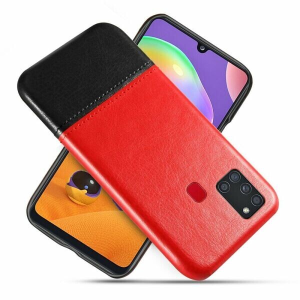 

Защитный чехол KSQ Dual Color для Samsung Galaxy A21s (A217) - Red / Black