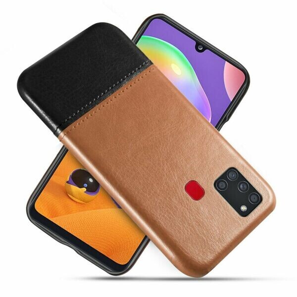 

Защитный чехол KSQ Dual Color для Samsung Galaxy A21s (A217) - Brown / Black