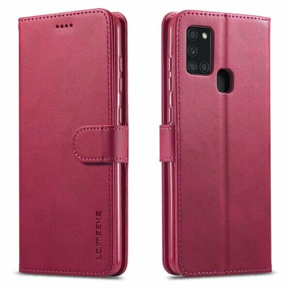 

Чехол LC.IMEEKE Wallet Case для Samsung Galaxy A21s (A217) - Red