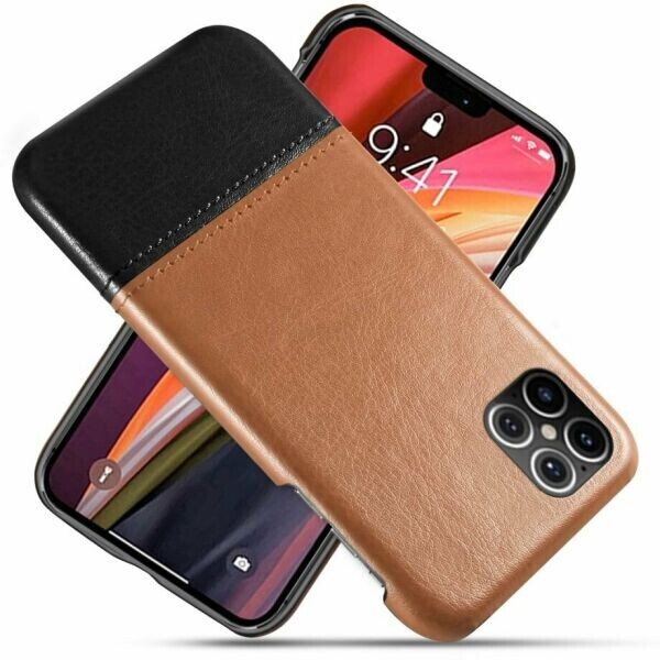 

Защитный чехол KSQ Dual Color для Apple iPhone 12 Pro Max - Brown / Black