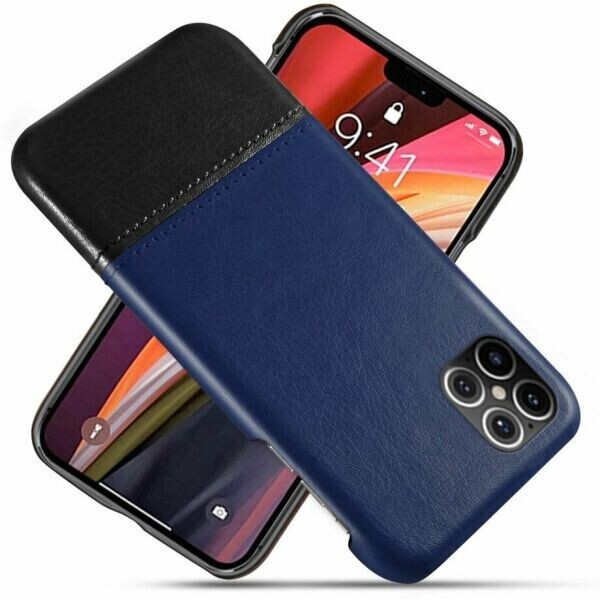 

Защитный чехол KSQ Dual Color для Apple iPhone 12 - Dark Blue / Black