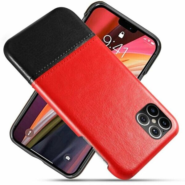 

Защитный чехол KSQ Dual Color для Apple iPhone 12 - Red / Black