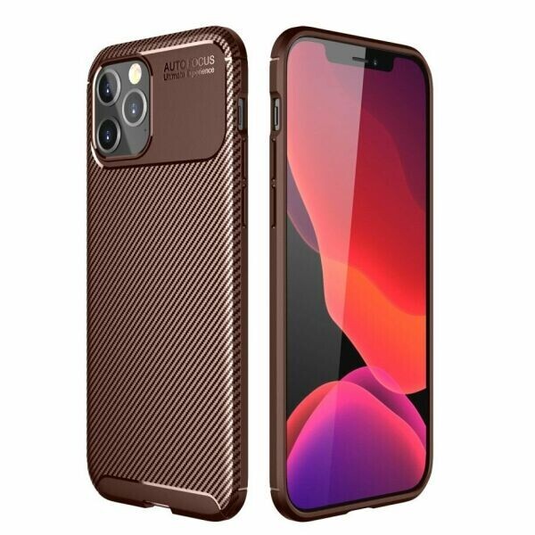 

Защитный чехол Deexe Fusion для Apple iPhone 12 Pro Max - Brown