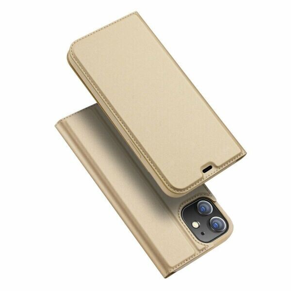 

Чехол-книжка DUX DUCIS Skin Pro для Apple iPhone 12 Pro / iPhone 12 Max - Gold