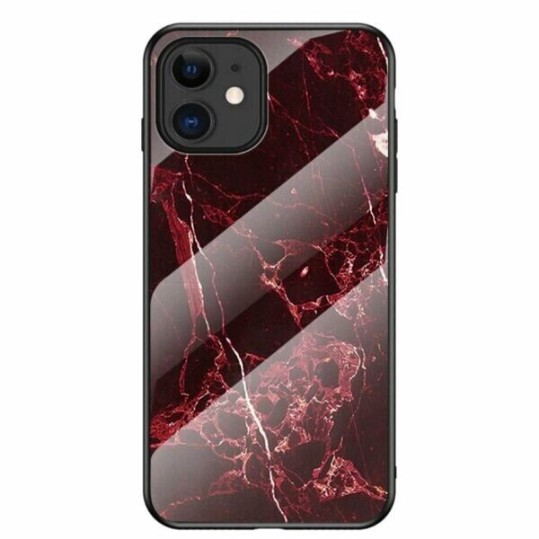 

Защитный чехол Deexe Gradient Pattern для Apple iPhone 12 - Red