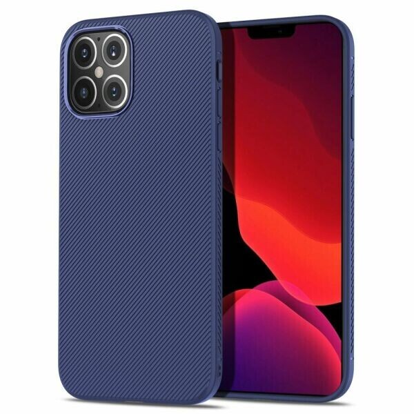 

Защитный чехол UniCase Twill Soft для Apple iPhone 12 - Dark Blue
