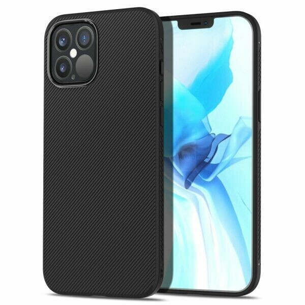 

Защитный чехол UniCase Twill Soft для Apple iPhone 12 Pro / iPhone 12 Max - Black