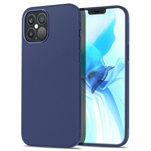 

Защитный чехол UniCase Twill Soft для Apple iPhone 12 Pro / iPhone 12 Max - Dark Blue